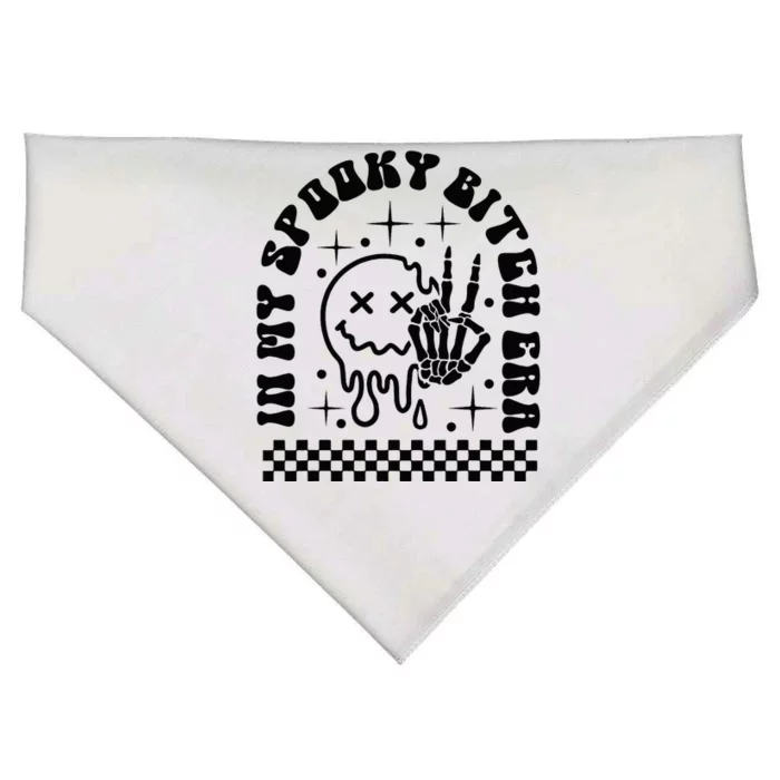 In My Spooky Bitch Era Skeleton Hand Halloween costumes USA-Made Doggie Bandana