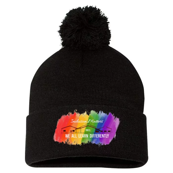 Inclusion Matters Special Education Pom Pom 12in Knit Beanie