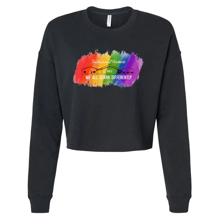 Inclusion Matters Special Education Cropped Pullover Crew