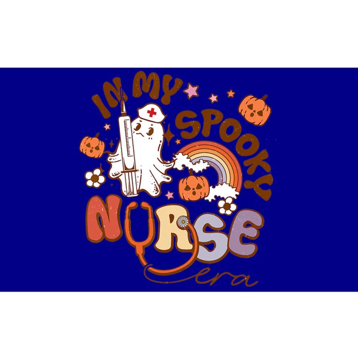 In My Spooky Nurse Era Retro Halloween Ghost Spooky Nurse Meaningful Gift Bumper Sticker