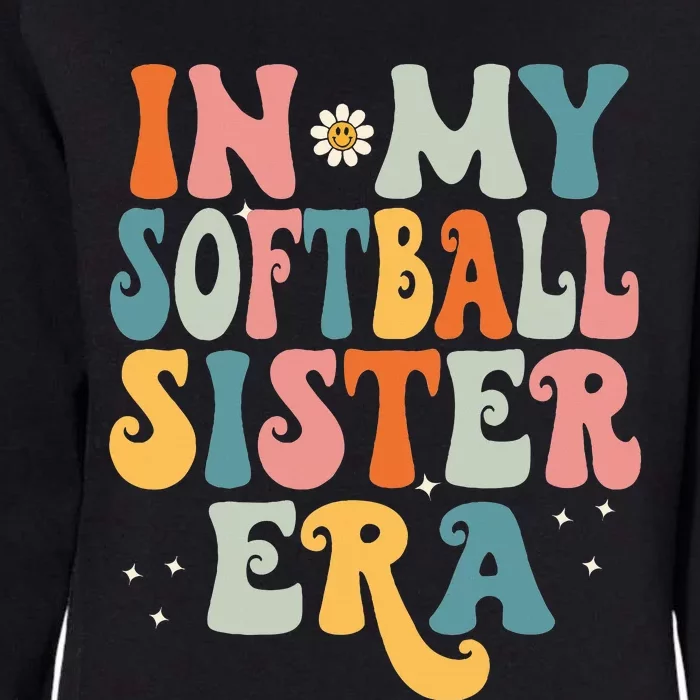 In My Softball Sister Era Womens California Wash Sweatshirt