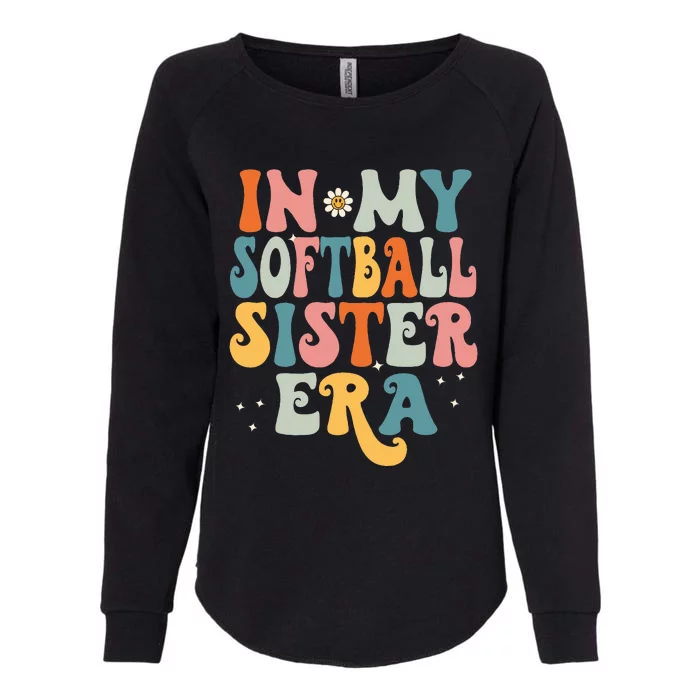 In My Softball Sister Era Womens California Wash Sweatshirt