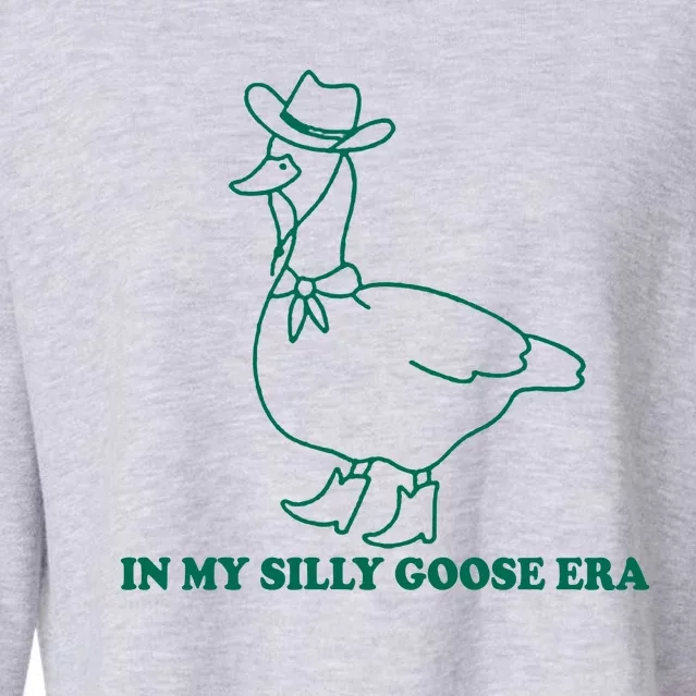 In My Silly Goose Era Cropped Pullover Crew