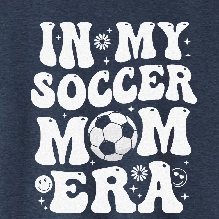 In My Soccer Mom Era Funny Soccer Mom Gifts Women's Crop Top Tee