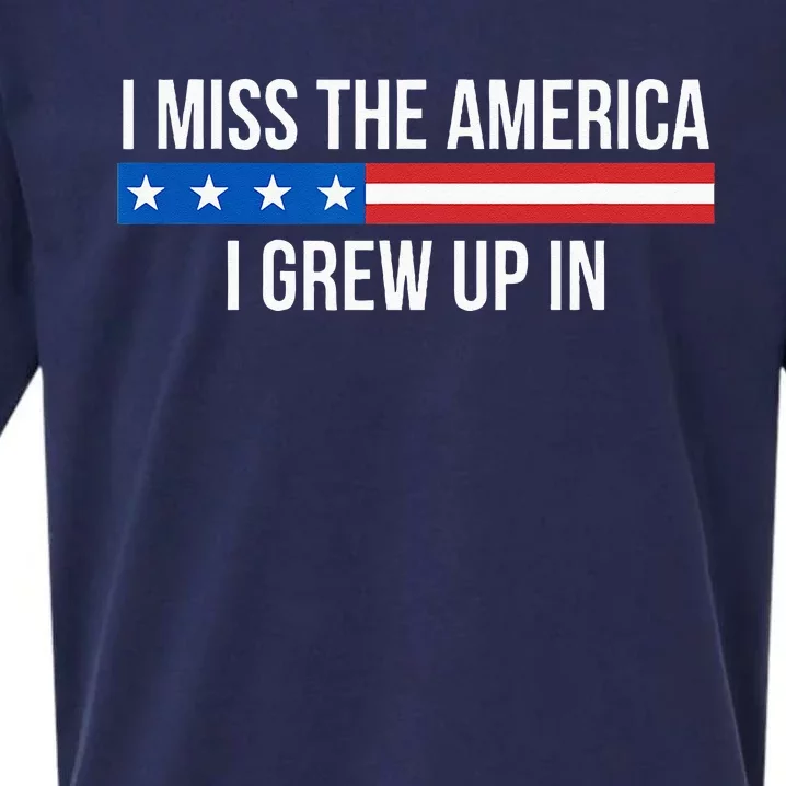 I Miss The America I Grew Up In Sueded Cloud Jersey T-Shirt