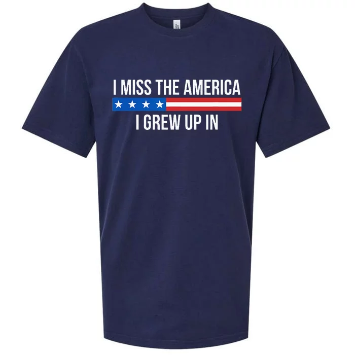 I Miss The America I Grew Up In Sueded Cloud Jersey T-Shirt