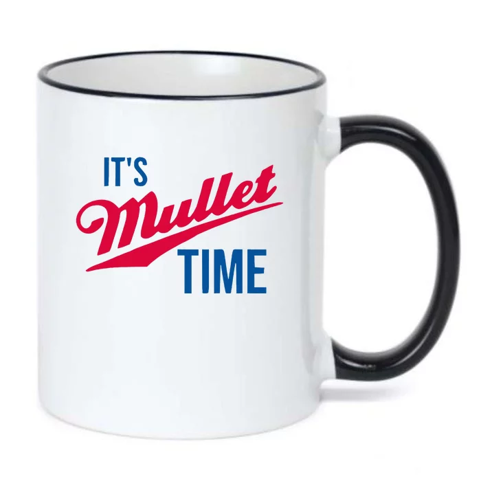 ItS Mullet Time Funny Redneck Mullet Black Color Changing Mug