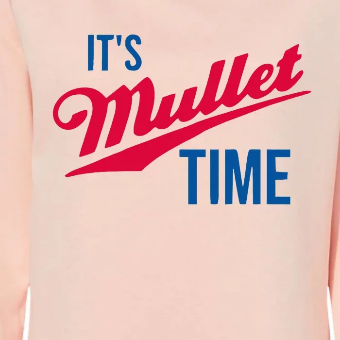 ItS Mullet Time Funny Redneck Mullet Womens California Wash Sweatshirt