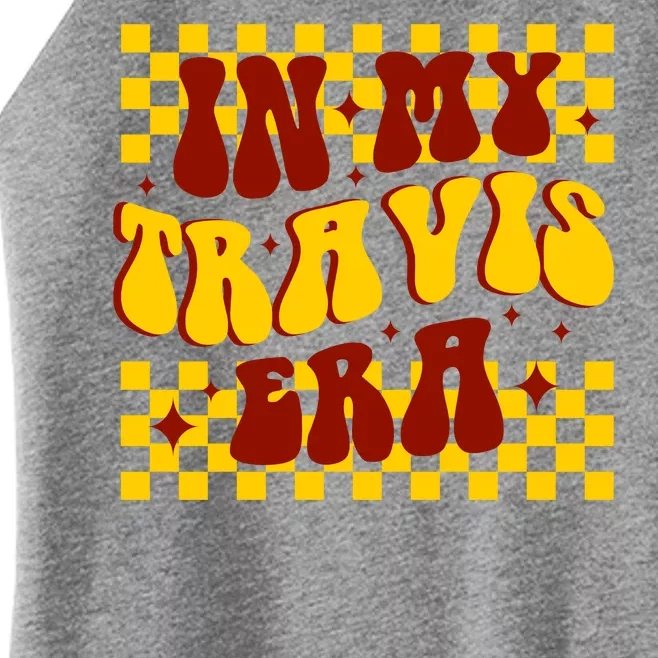 In My Travis Era Football Cute Women’s Perfect Tri Rocker Tank