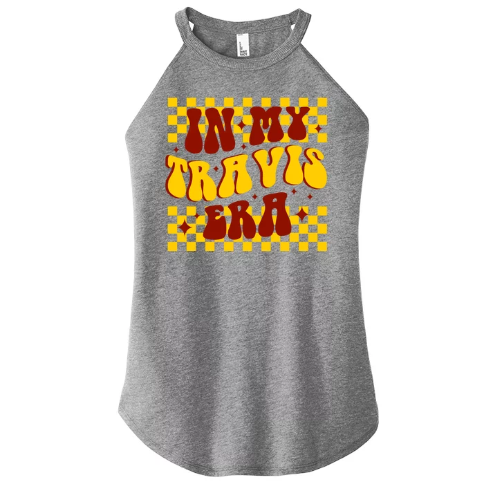 In My Travis Era Football Cute Women’s Perfect Tri Rocker Tank