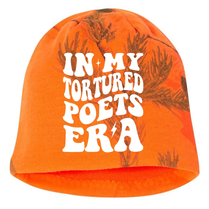 In My Tortured Era Funny In My Poets Era Kati - Camo Knit Beanie