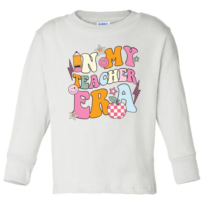 In My Teacher Era Toddler Long Sleeve Shirt