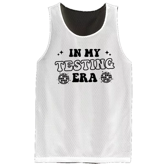 In My Testing Era, Funny Testing Teacher, Teaching Student Mesh Reversible Basketball Jersey Tank