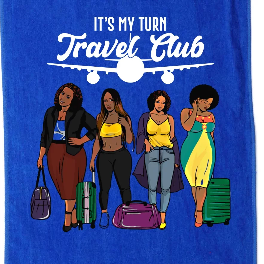 It's My Turn Travel Club Traveling Black African American Women Platinum Collection Golf Towel