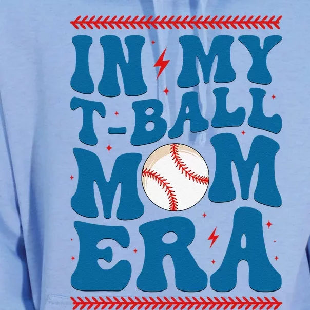 In My Tball Mom Era Baseball Mom Groovy MotherS Day Unisex Surf Hoodie