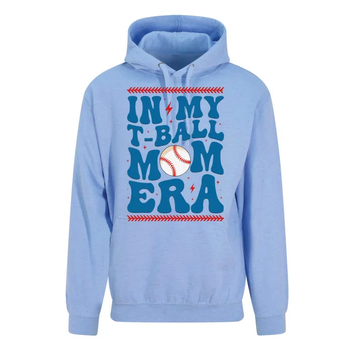 In My Tball Mom Era Baseball Mom Groovy MotherS Day Unisex Surf Hoodie