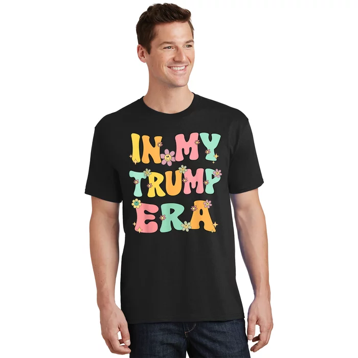 In My Trump Era Retro Groovy Trump 2024 Election T-Shirt