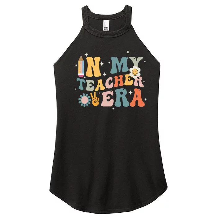 In My Teacher Era First Day Of School Teacher Back To School Women’s Perfect Tri Rocker Tank