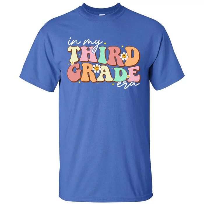 In My Third Grade Era Retro Back To School Teacher Student Tall T-Shirt