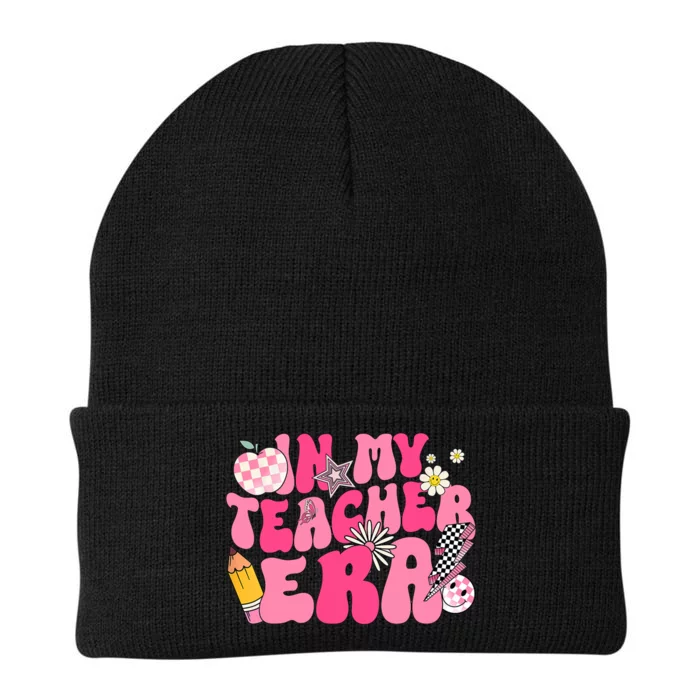 In My Teacher Era First Day Of School Back To School Knit Cap Winter Beanie