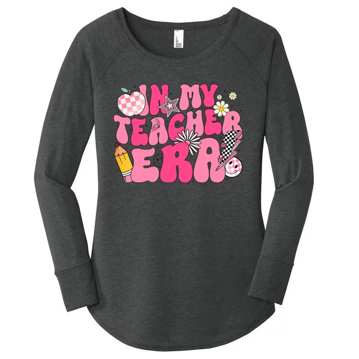 In My Teacher Era First Day Of School Back To School Women's Perfect Tri Tunic Long Sleeve Shirt