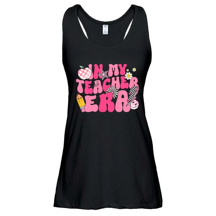 In My Teacher Era First Day Of School Back To School Ladies Essential Flowy Tank