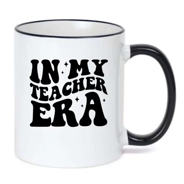 In My Teacher Era Black Color Changing Mug