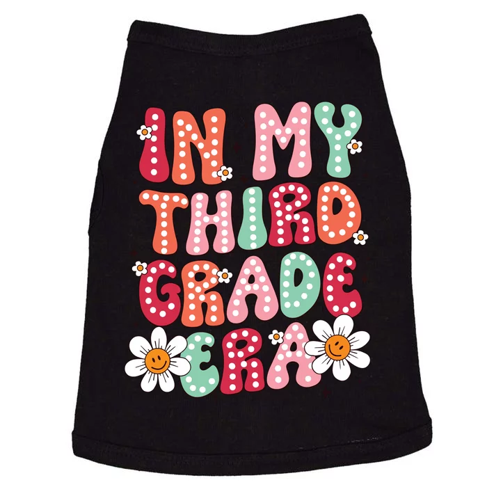 In My Third Grade Era 3rd Grade Girl Teacher Back To School Doggie Tank