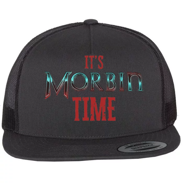 It's Morbin Time Flat Bill Trucker Hat