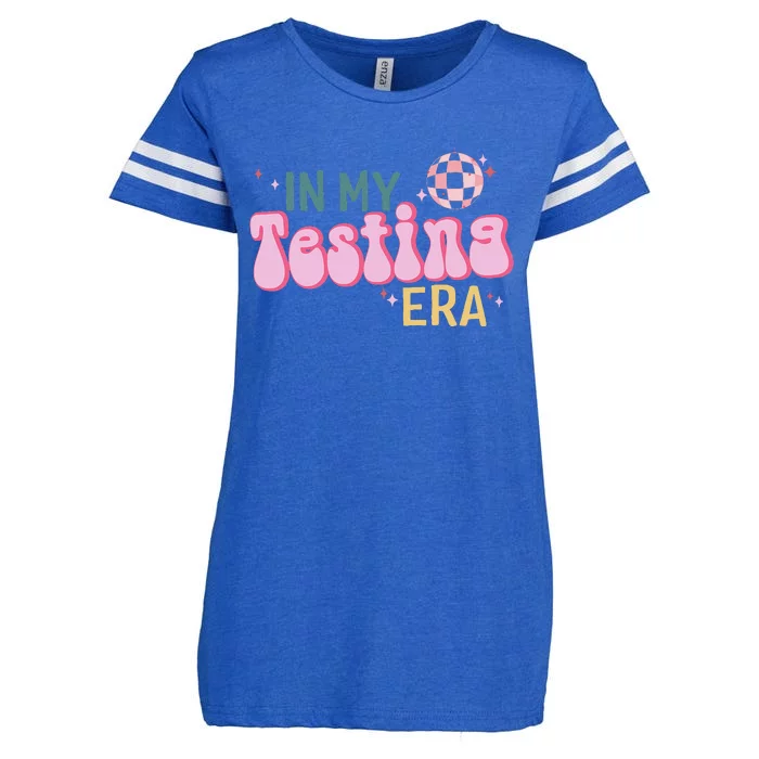 In My Testing Era Funny Testing Teacher Teaching Student Enza Ladies Jersey Football T-Shirt