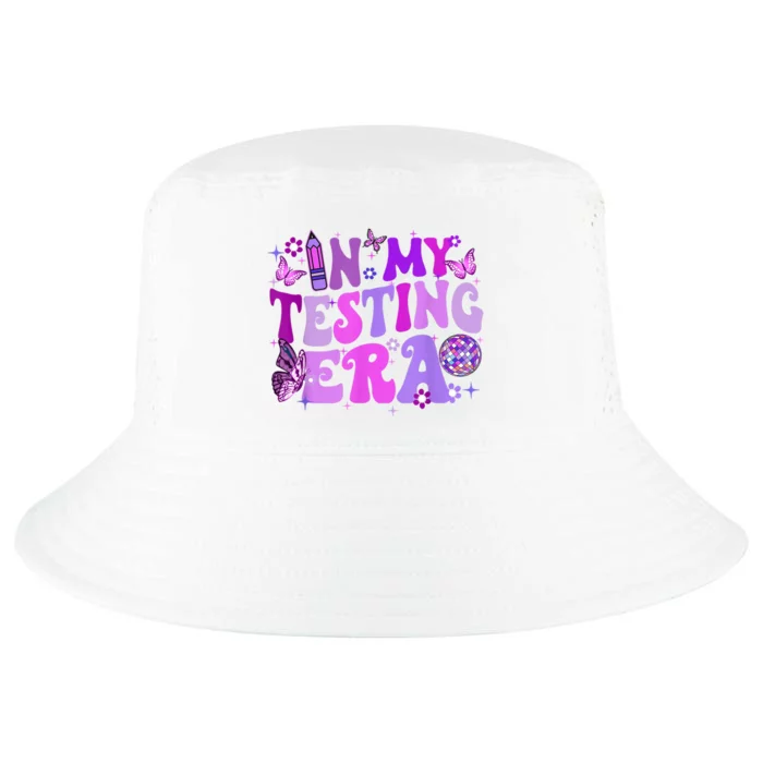 In My Testing Era Funny Teacher Exam Day Cool Comfort Performance Bucket Hat