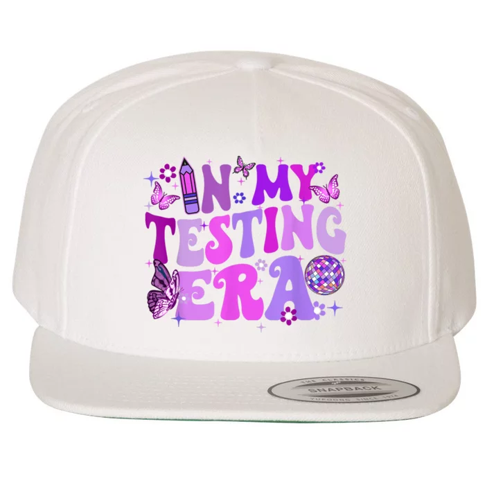 In My Testing Era Funny Teacher Exam Day Wool Snapback Cap