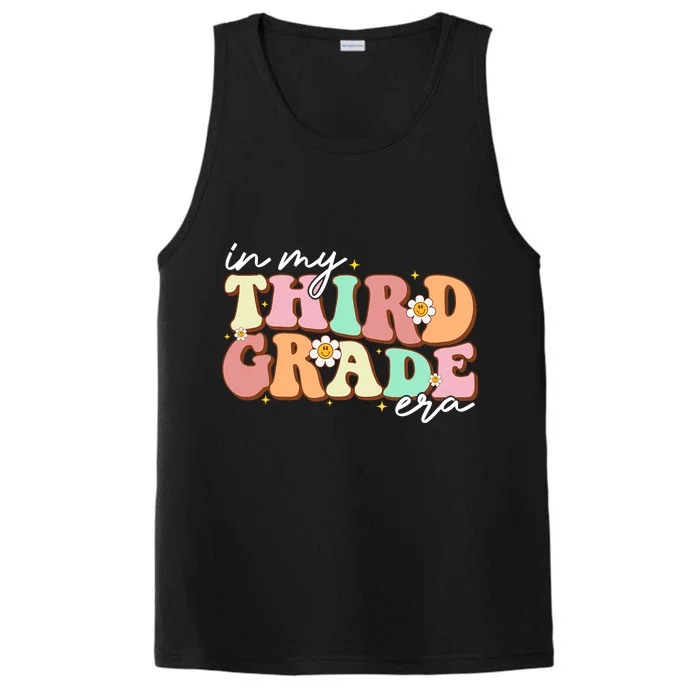 In My Third Grade Era Retro Back To School Teacher Student Performance Tank