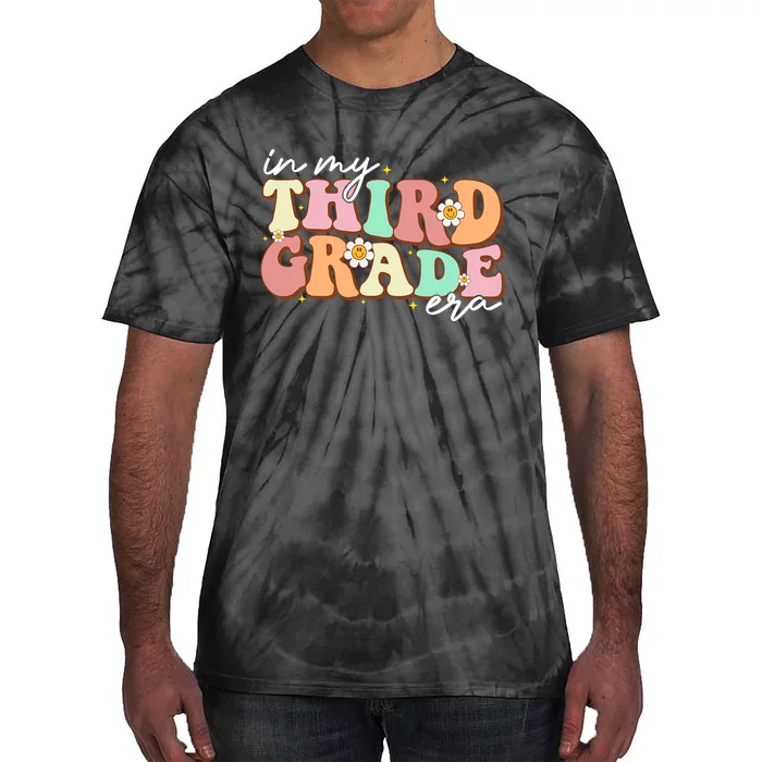 In My Third Grade Era Retro Back To School Teacher Student Tie-Dye T-Shirt