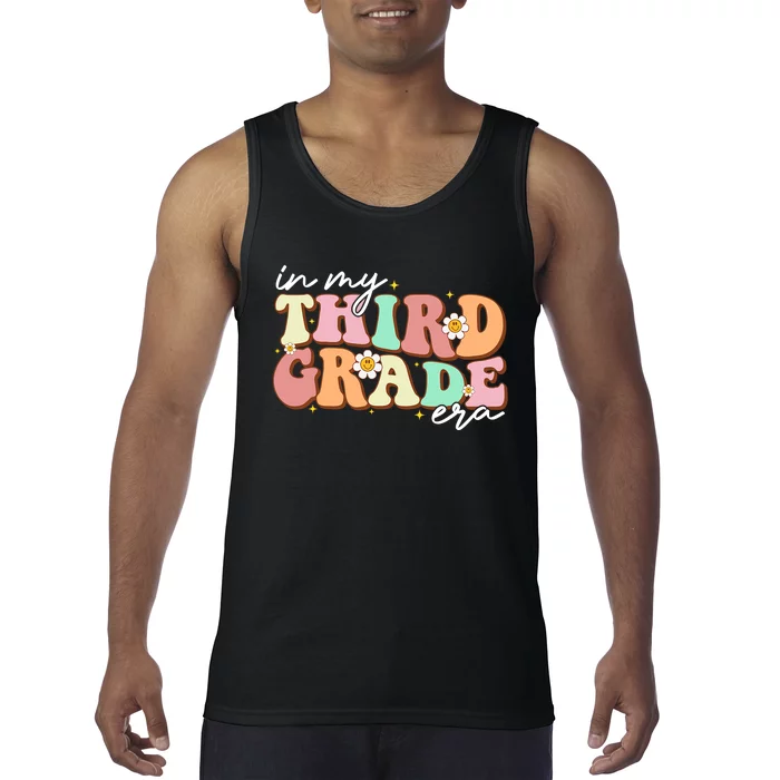 In My Third Grade Era Retro Back To School Teacher Student Tank Top