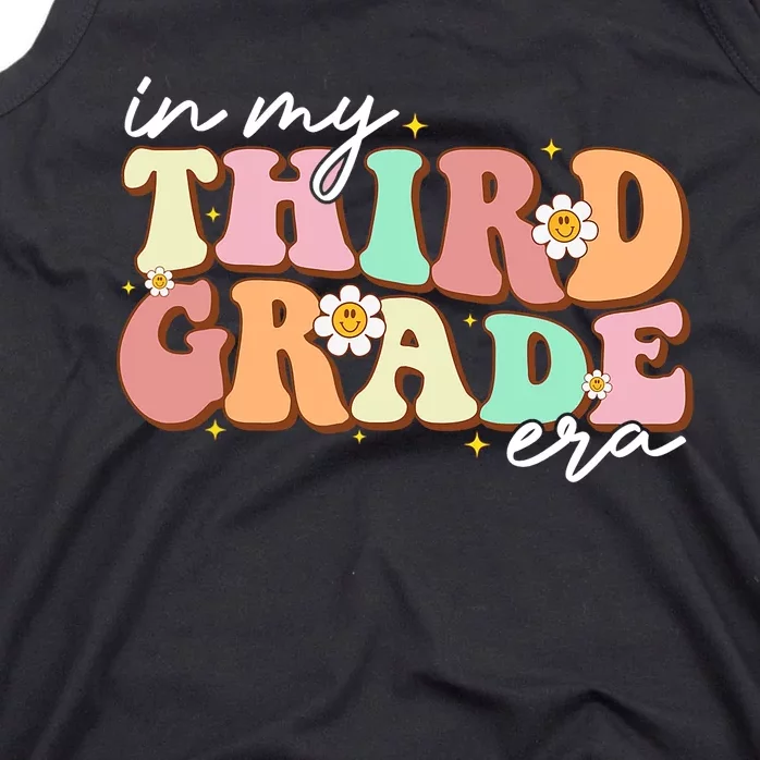 In My Third Grade Era Retro Back To School Teacher Student Tank Top