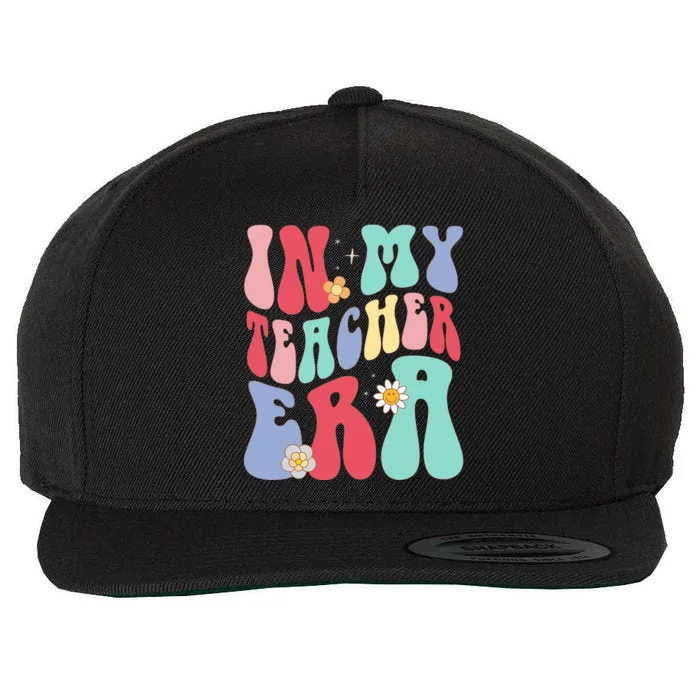 In My Teacher Era Groovy Retro Teacher Wool Snapback Cap