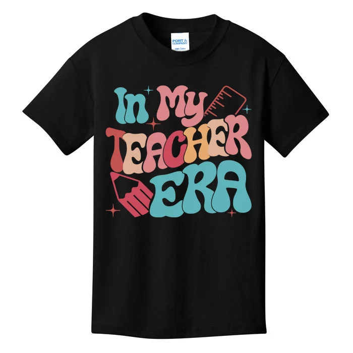 In My Teacher Era Teacher Appreciation Kids T-Shirt