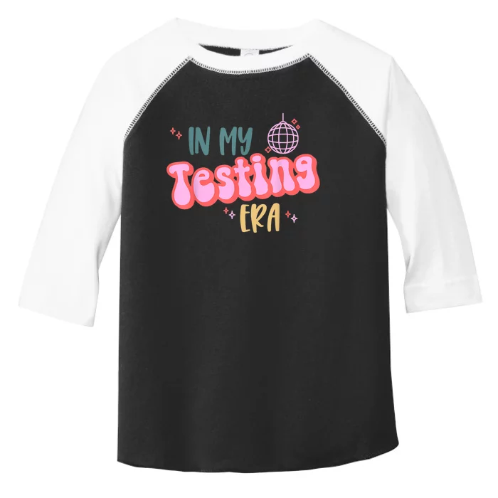 In My Testing Era, Funny Testing Teacher, Teaching Student Toddler Fine Jersey T-Shirt