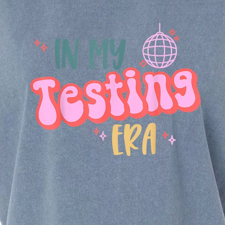 In My Testing Era, Funny Testing Teacher, Teaching Student Garment-Dyed Women's Muscle Tee