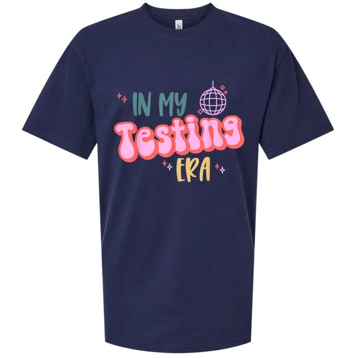 In My Testing Era, Funny Testing Teacher, Teaching Student Sueded Cloud Jersey T-Shirt