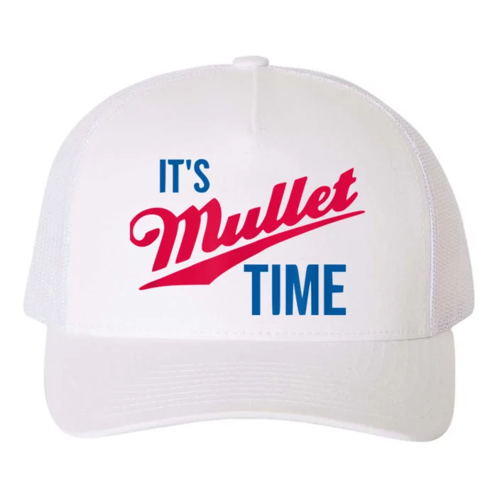 It's Mullet Time, Funny Redneck Mullet Yupoong Adult 5-Panel Trucker Hat