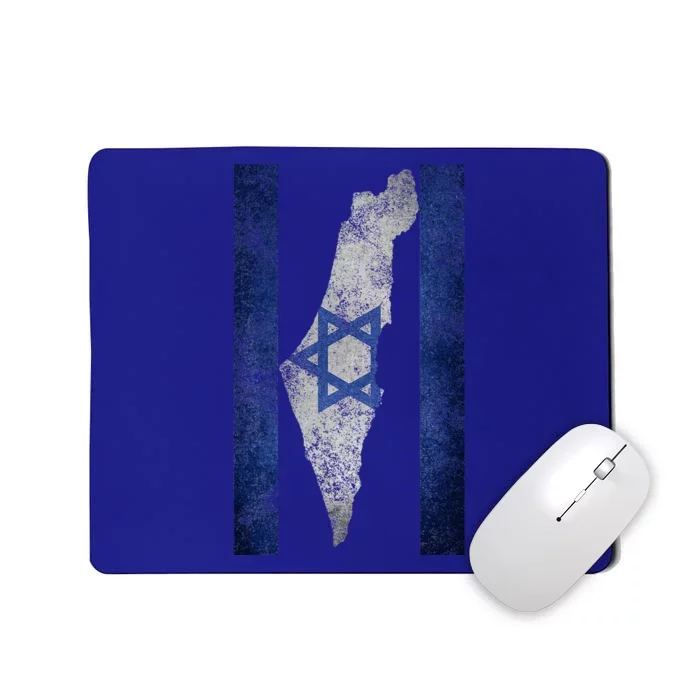 Israel Map Travel Jews Proud Jewish Israeli Flag Mousepad