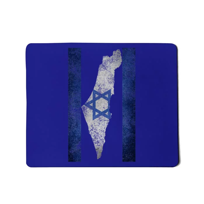 Israel Map Travel Jews Proud Jewish Israeli Flag Mousepad