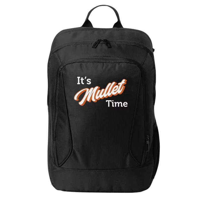 It's Mullet Time, Funny Redneck Mullet City Backpack