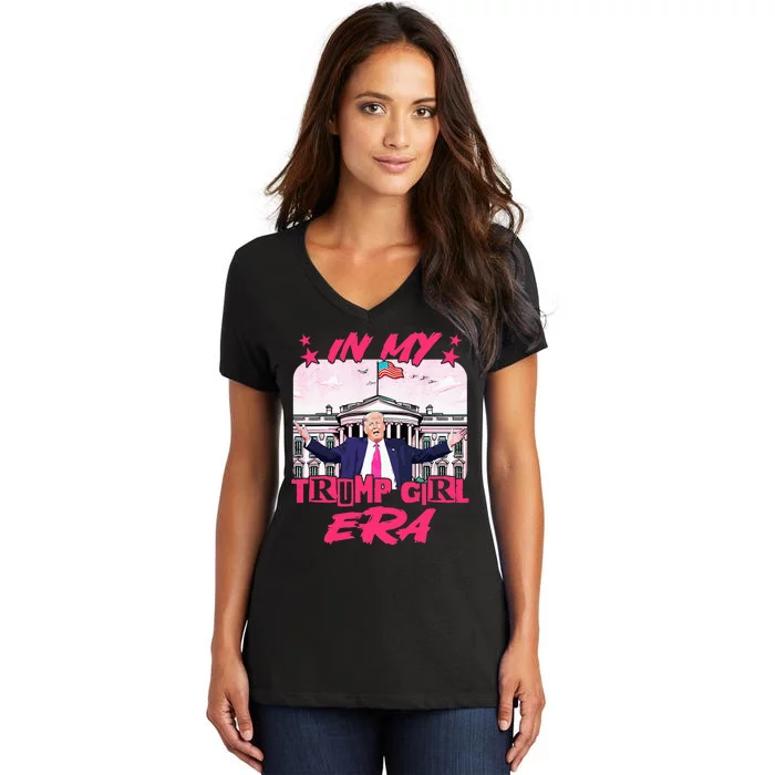 In My Trump Girl Era Women's V-Neck T-Shirt