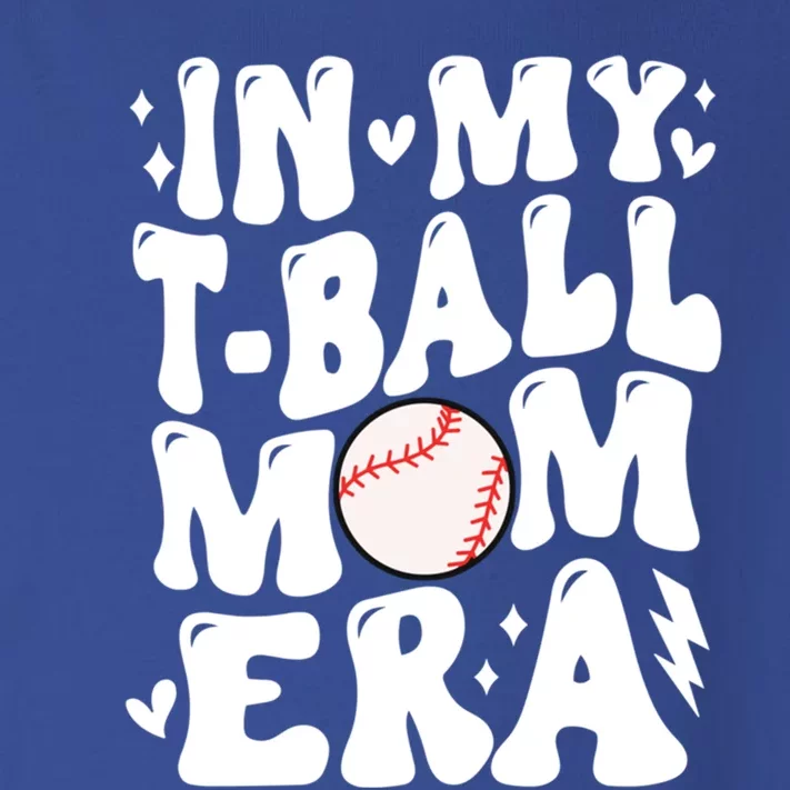 In My Tball Mom Era Baseball Mom Retro Game Day T Ball Team Gift Toddler Long Sleeve Shirt