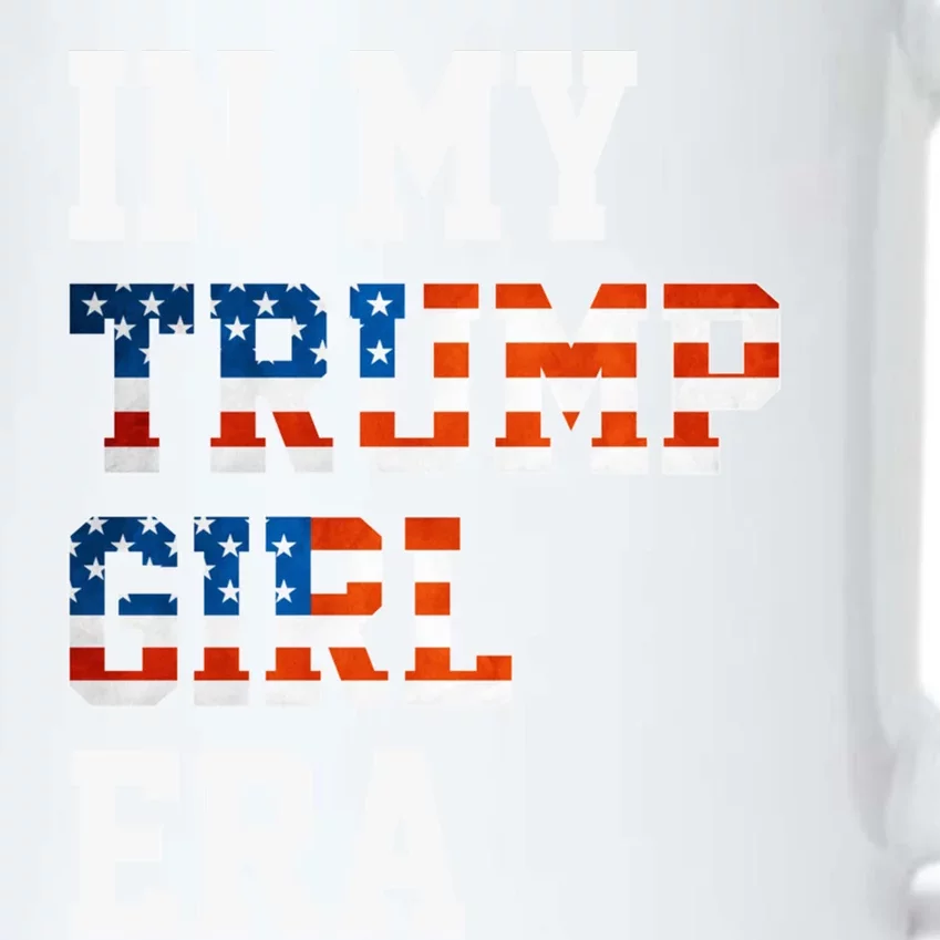 In My Trump Era Usa American Flag Trump 2024 Election Gift Black Color Changing Mug