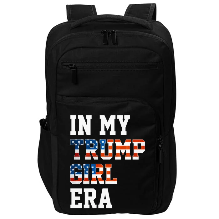 In My Trump Era Usa American Flag Trump 2024 Election Gift Impact Tech Backpack