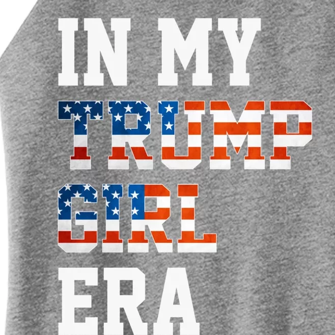 In My Trump Era Usa American Flag Trump 2024 Election Gift Women’s Perfect Tri Rocker Tank